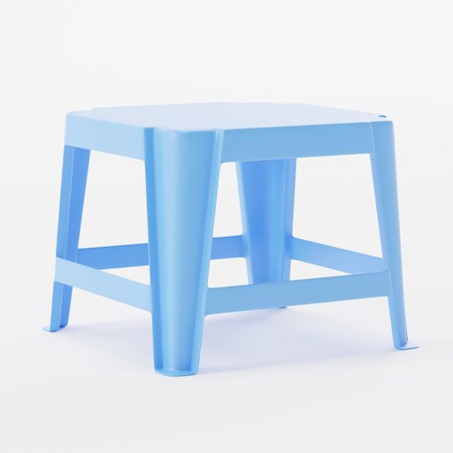 Plastic table Outdoor Furniture models BlenderKit