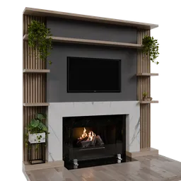 Fireplace set