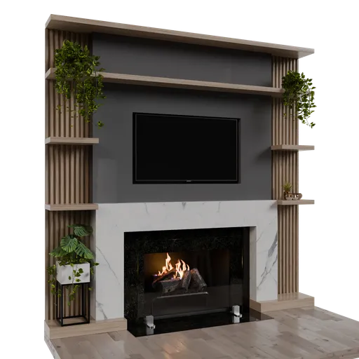 Fireplace set