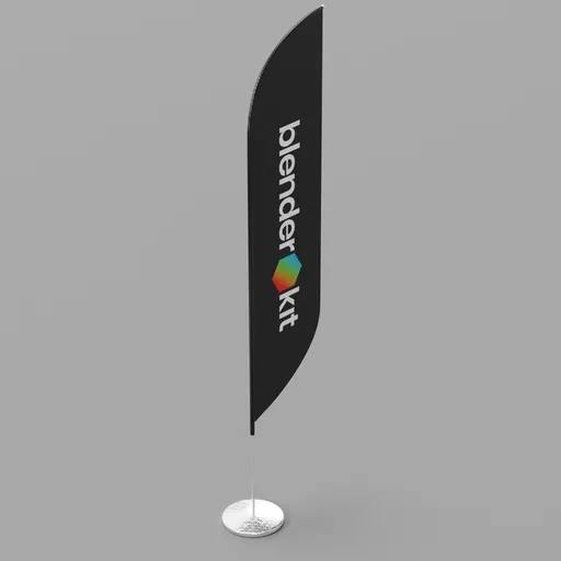 Realistic Animated Flag no simulation ready to use