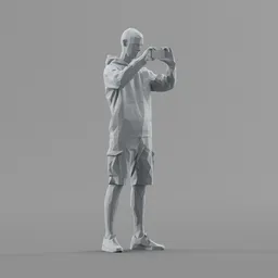 Lowpoly Male Standing