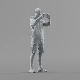 Lowpoly Male Standing