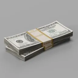 Couple of Dollar Stacks