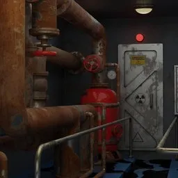 Ship Engine Room
