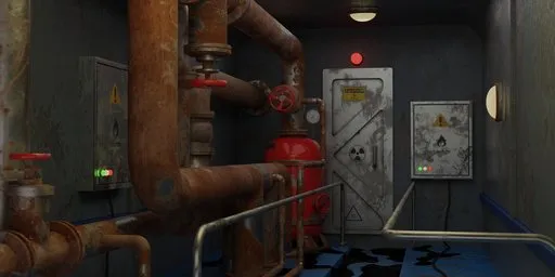 Ship Engine Room