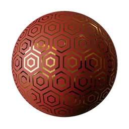 Golden Layered Hexagons