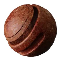 Dirty old surface with rust