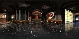 Black Marble Orange Light Bar