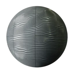 Patterned grey tiles