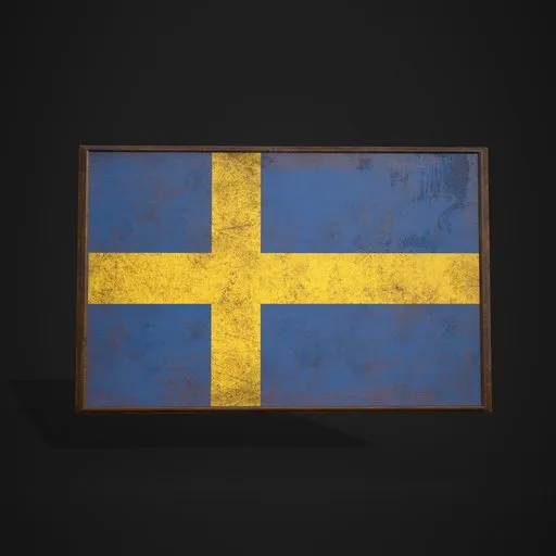 Sweden Flag Pictue Frame