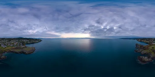 Cloudy Sunrise at Coast