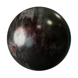 Blood Stained Weathered Metal