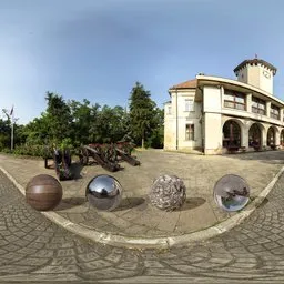 Pultusk Castle, full EV range