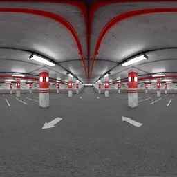 Underground Parking - HDRi