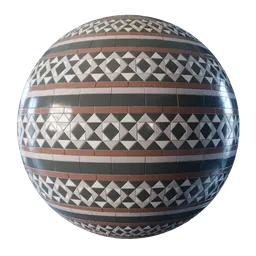 Victorian Mosaic Border Tiles