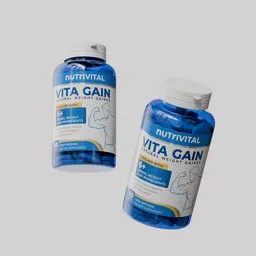 Healthcare Supplement Bottles Display