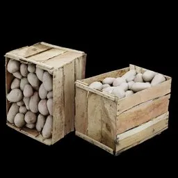 Fresh Potato Crate