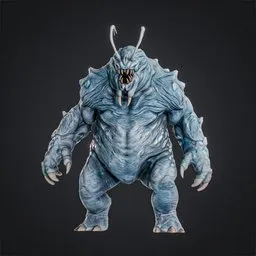Mutant Insectoid Monster Rigged