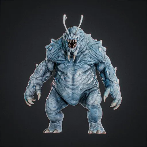 Mutant Insectoid Monster Rigged