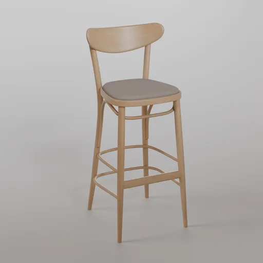 Banana Barstool W0 - natural oil
