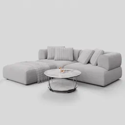 Modern Elegant Sofa Atalante_Chaise longue