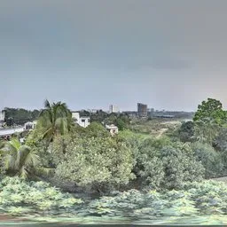 Sunset Over Rural and Urban Expansion