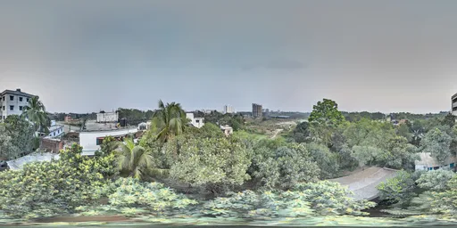Sunset Over Rural and Urban Expansion