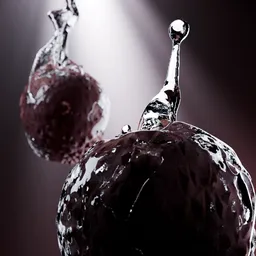 Lychee Fluid Dripping - Hyperrealistic