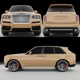 Rolls Royce Cullinan (Rigged)