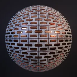 Teal tiles with shiny gold decorations