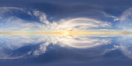 Infinite Real Sky - Cloudy Sunset
