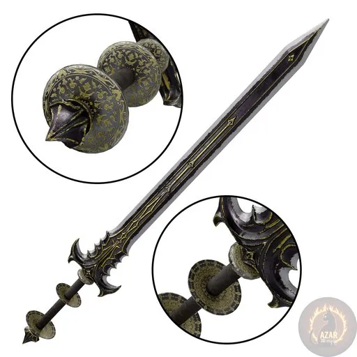 Ancient Persian Greatsword Dark Gold