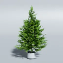 Artificial Cypress Topiary Tree