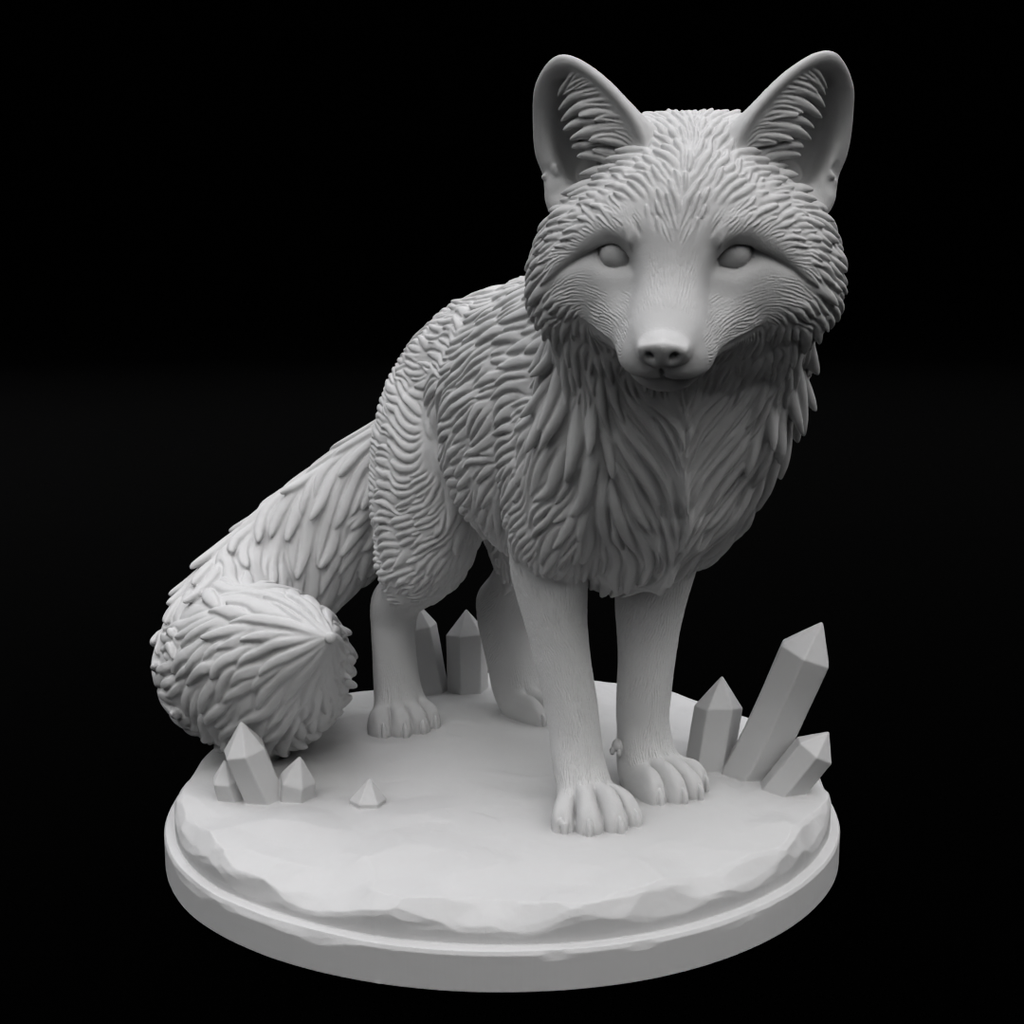 Arctic Fox | Organics printables | Blendkit