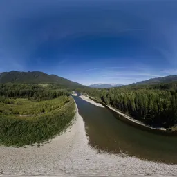 Sunny Day at River Mountains