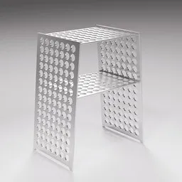 Irrational Stainless Steel Side Table