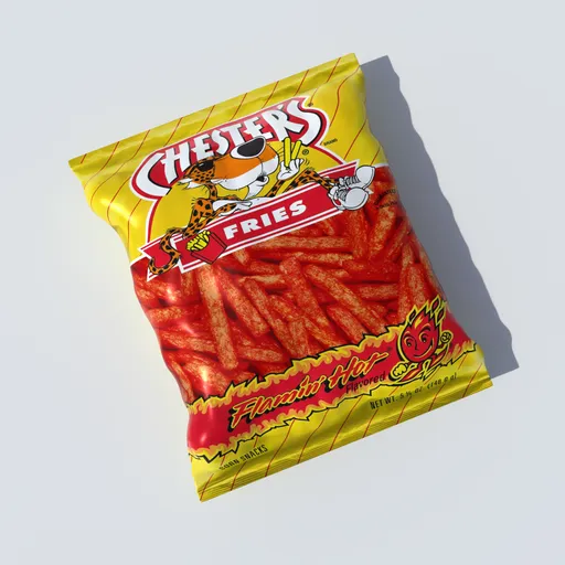 Chester Fries Chips Bag