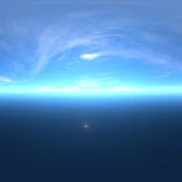 Deep blue sky