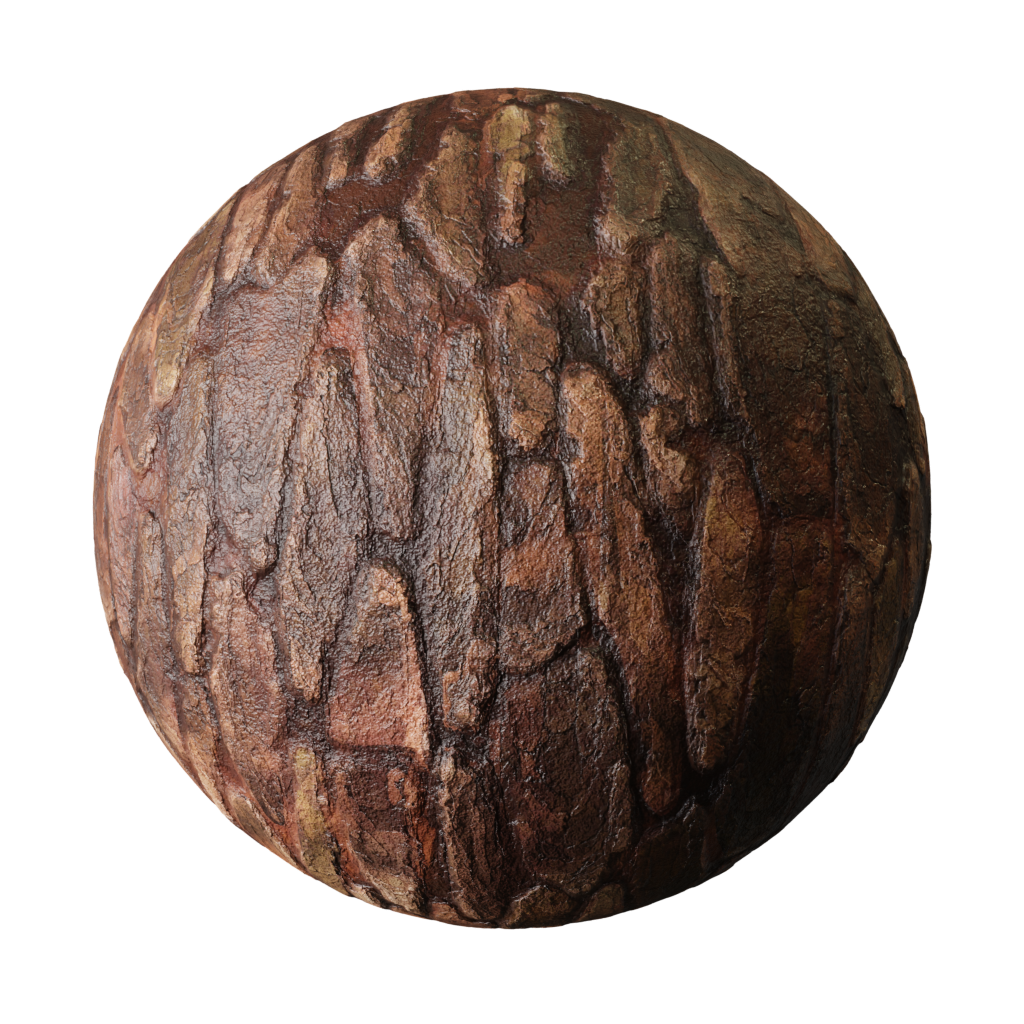 Waxy Realistic Stylized bark | FREE tiles materials | BlenderKit