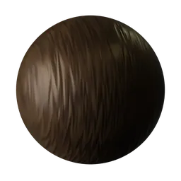 Stylized Wood Dark Brown