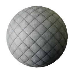 Fabric grey bed panels