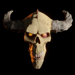 Demonic skull