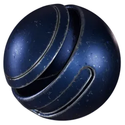 Edge Wear Peeled Metal (Blue Metal)