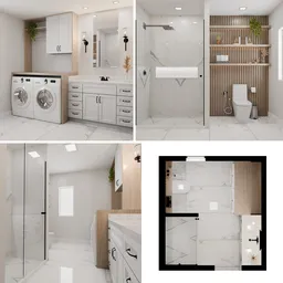 Bathroom and laundry