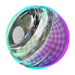 Rainbow Neon Glass Tube | FREE glass materials | BlenderKit