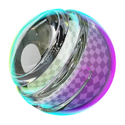 Rainbow Neon Glass Tube