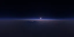 Sci-fi Planet Sunset Atmosphere
