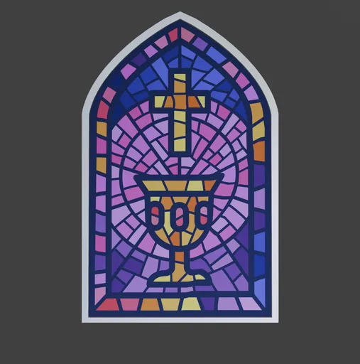 Church glass window
