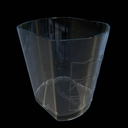 Ballantine's whiskey glass