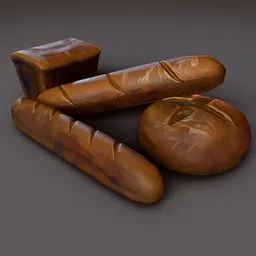 Stylized Brown Bread